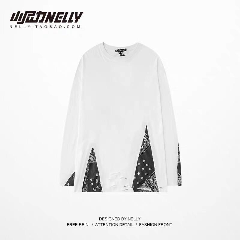 Áo phông dài tay nelly phong cách unisex Aimee closet