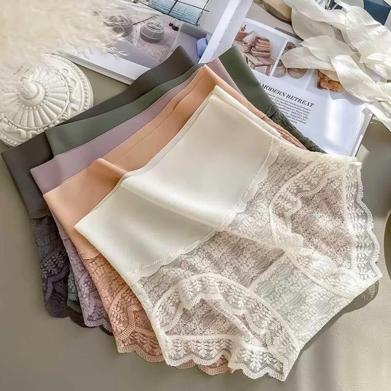 Quần Lót Su Softie Lụa Ren Cạp Cao Gen Bụng Tàng Hình 6331