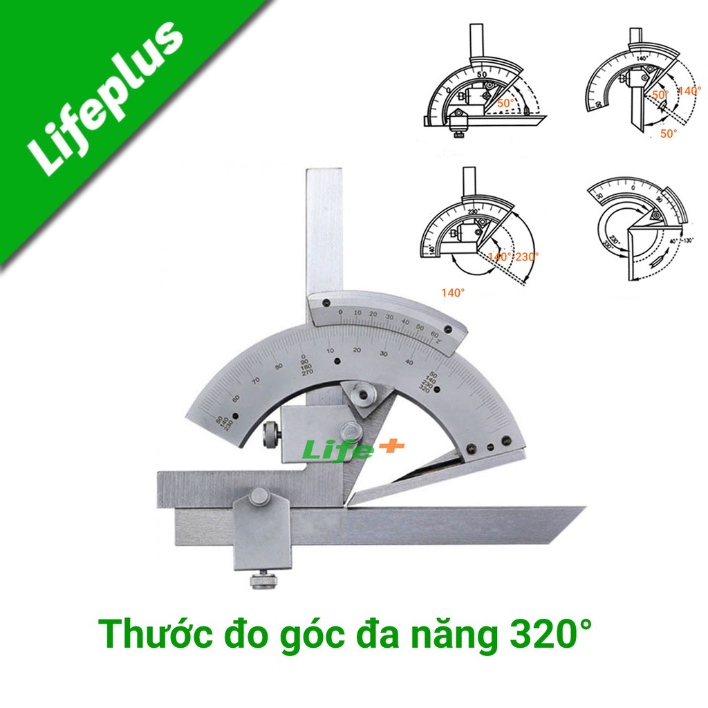 Thước đo góc vạn năng  320°