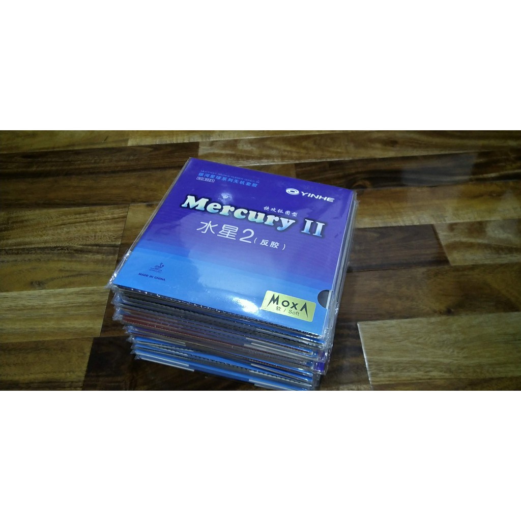 Mặt vợt bóng bàn Yinhe Mercury 2 mua 02 mặt tặng keo, viền Donic