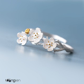 Nhẫn hoa mai s925 | nhẫn nữ thời trang