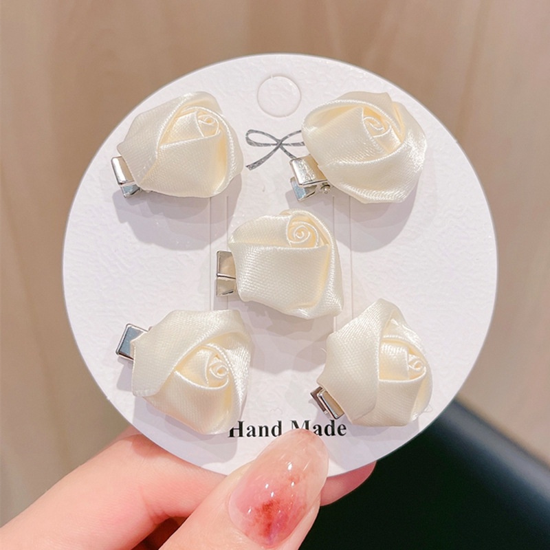 Kẹp Tóc Hình Hoa Hồng Dễ Thương Cho Bé Gái