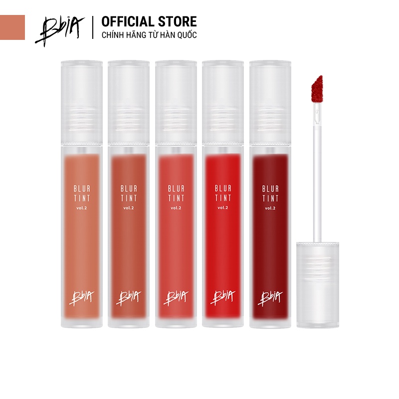 Son kem Bbia Blur Tint Version 2 (5 màu) 4.4g - Bbia Offical Store | Thế Giới Skin Care