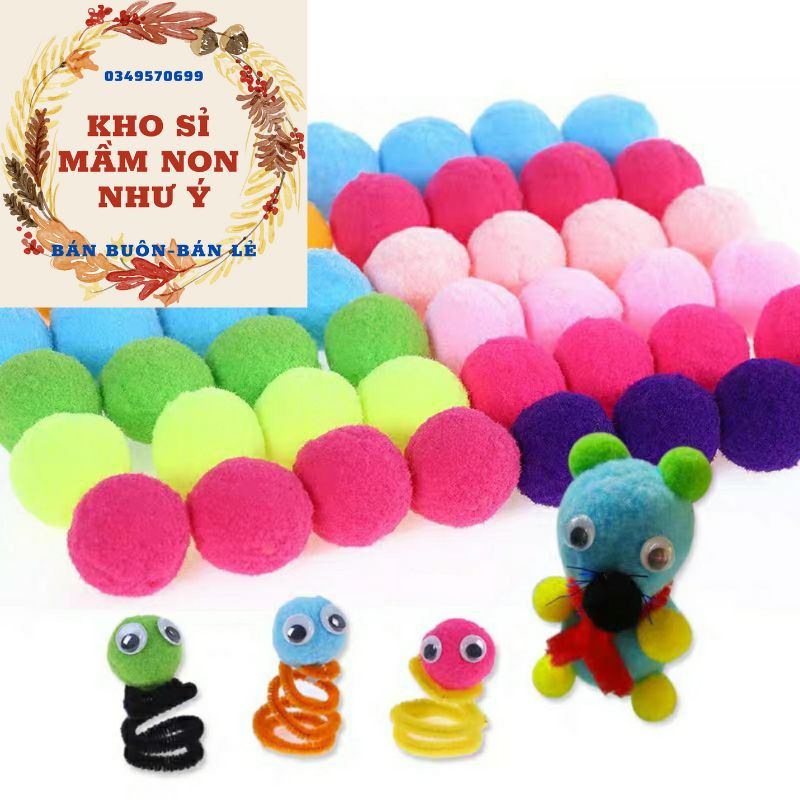 Pom pom 🌹Kho Sỉ mầm non Như Ý 🌹