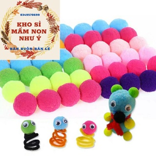 (KHO SỈ) Pom pom 🌹Kho Sỉ mầm non Như Ý 🌹