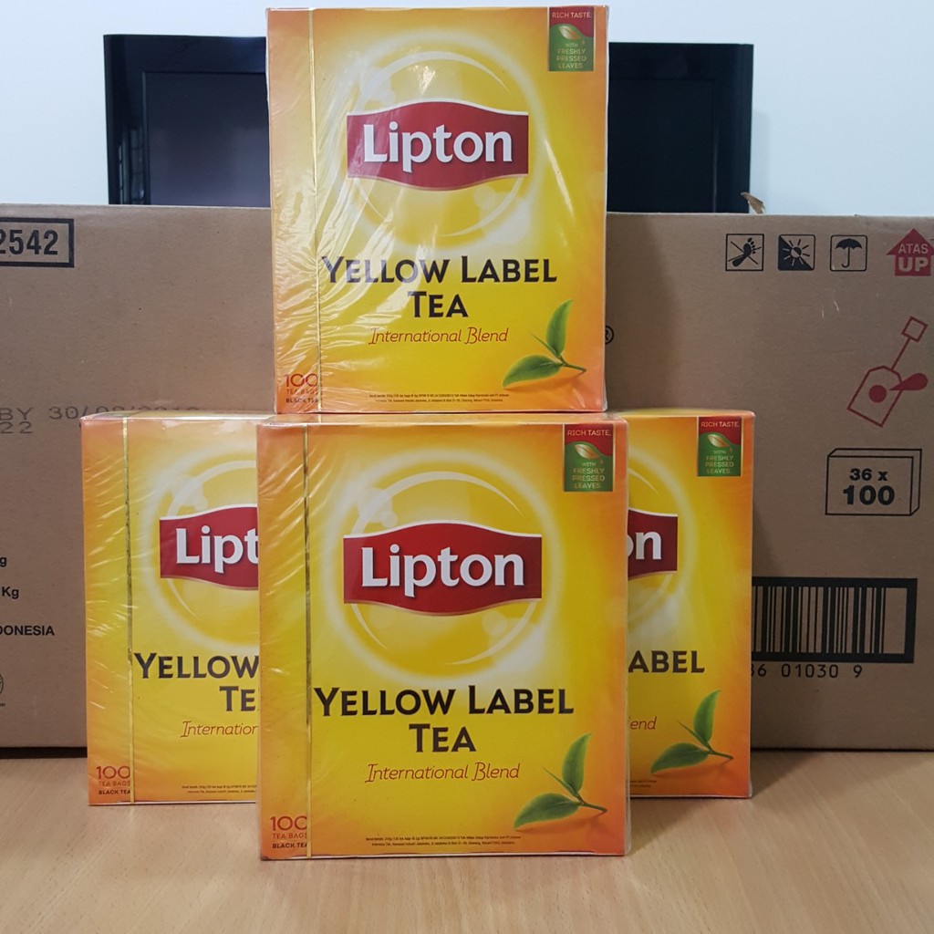 Trà Lipton Nhãn Vàng 100 gói x 2G