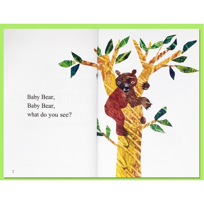 Bộ nhập - ERIC CARLE - BROWN BEAR, BROWN BEAR, WHAT DO YOU SEE? (4 Quyển + 1 Poster + File Nghe)