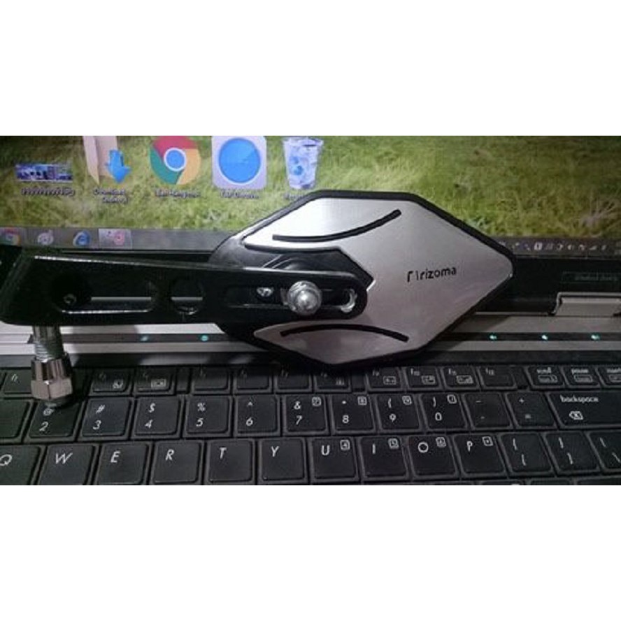 Kính chiếu hậu gương chiếu hậu xe máy hình thoi thiết kế thể thao mạnh mẽ