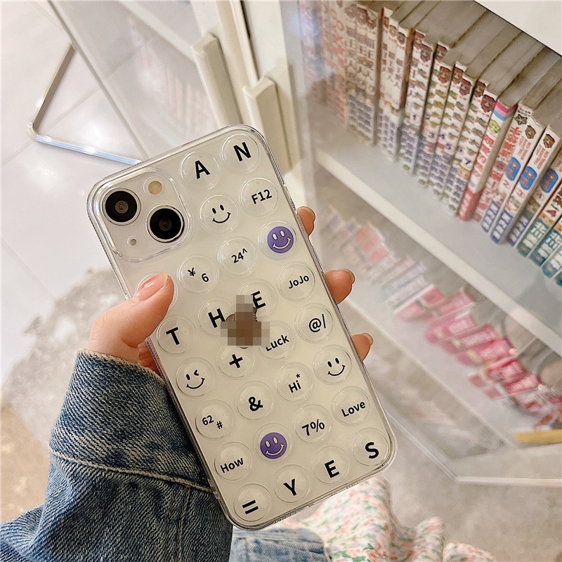 Ốp lưng iphone Ốp Điện Thoại Trong Suốt Hình Bong Bóng Cho iphone13 12Promax 6/6splus/7/7plus/8/8plus/x/xr/14pro/11/12/13/pro/max/plus/promax Dinuo case