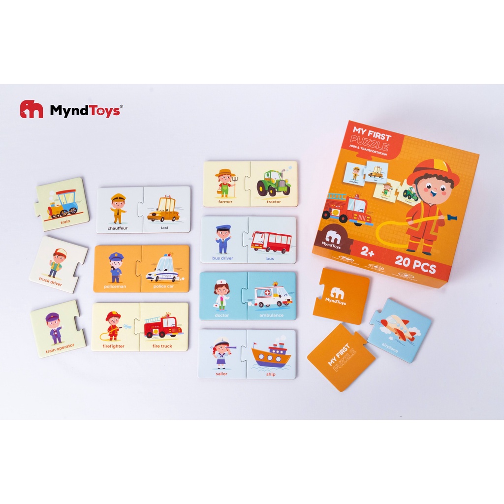 Đồ Chơi Xếp Hình Freeship đồ chơi MyndToys My First Puzzle