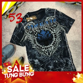 Áo phông tròn nam ngắn tay AH53 unisex in hình phản quang thời trang (sỉ inbox)
