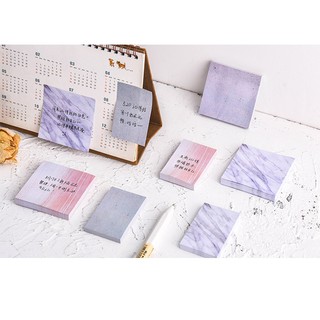 Giấy nhớ note họa tiết vân đá, đại lý thạch
