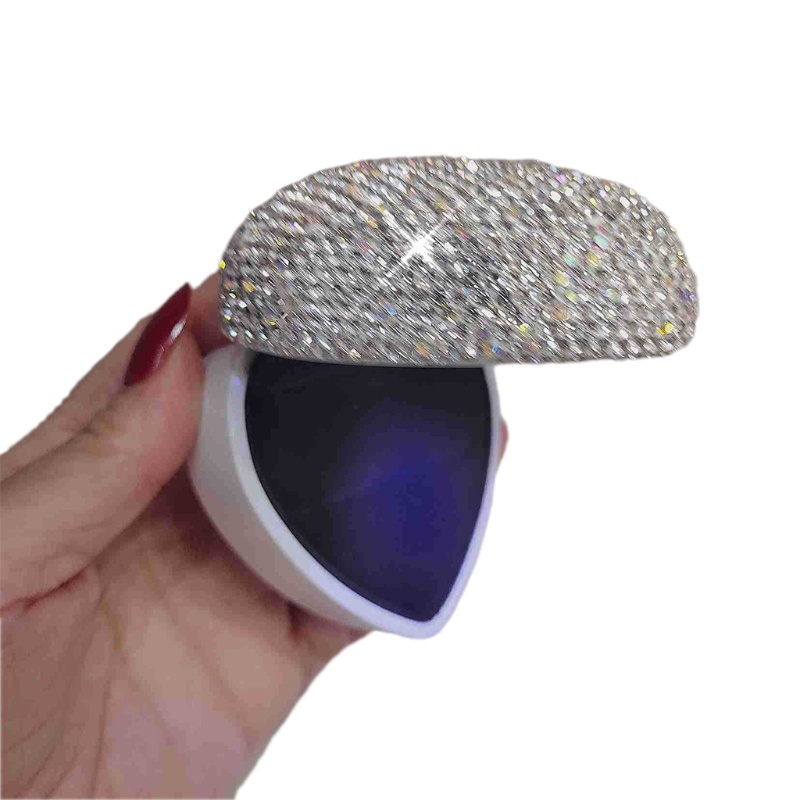Flgo Hộp Đựng Nhẫn Cưới Lấp Lánh Có Đèn LED Tiện Dụng