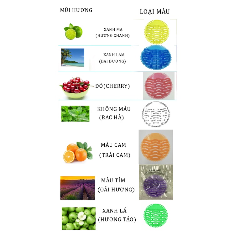 Miếng lót khử mùi chống mùi hôi cho bồn tiểu nam