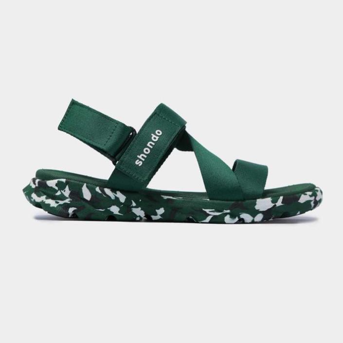 CT Hot Bán chạy - Giày Sandal Shondo F6 Sport camo xanh lá F6S505 ; ^