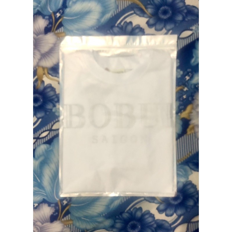 BOBUI SG LOGO REFLECTIVE TEE/ WHITE