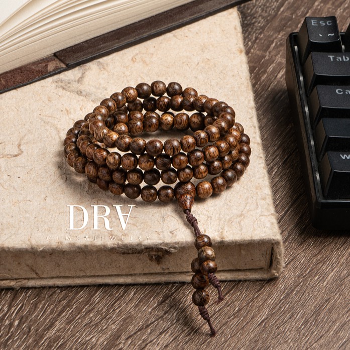 Chuỗi Vòng Tay Trầm Hương Tốc 108 hạt Loại 6mm Dành Cho Nam Nữ | BigBuy360 - bigbuy360.vn