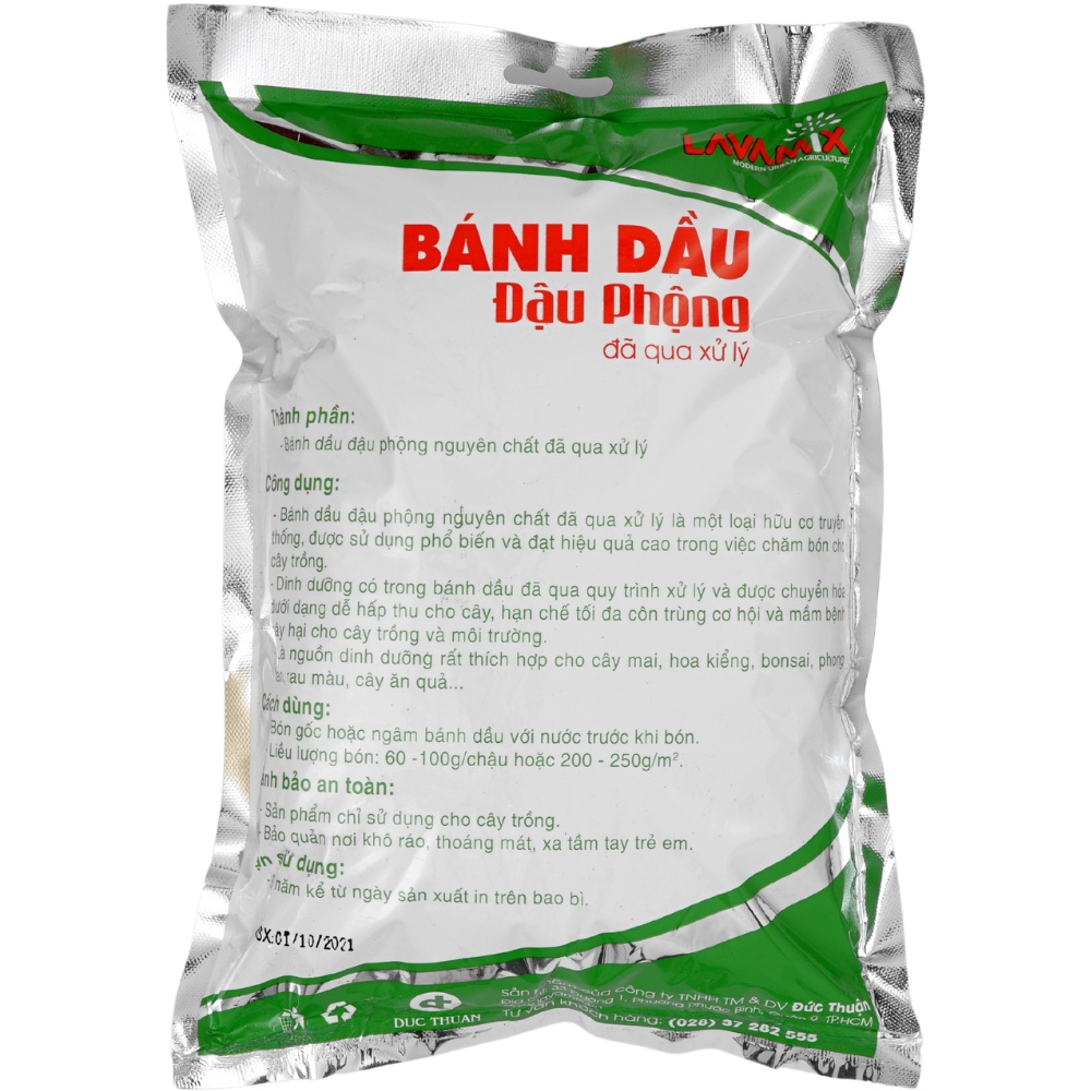 Bánh Dầu Đậu Phộng Lavamix Dạng Bột Đã Qua Xử Lý- Gói 1kg (PLV-003-01KG)