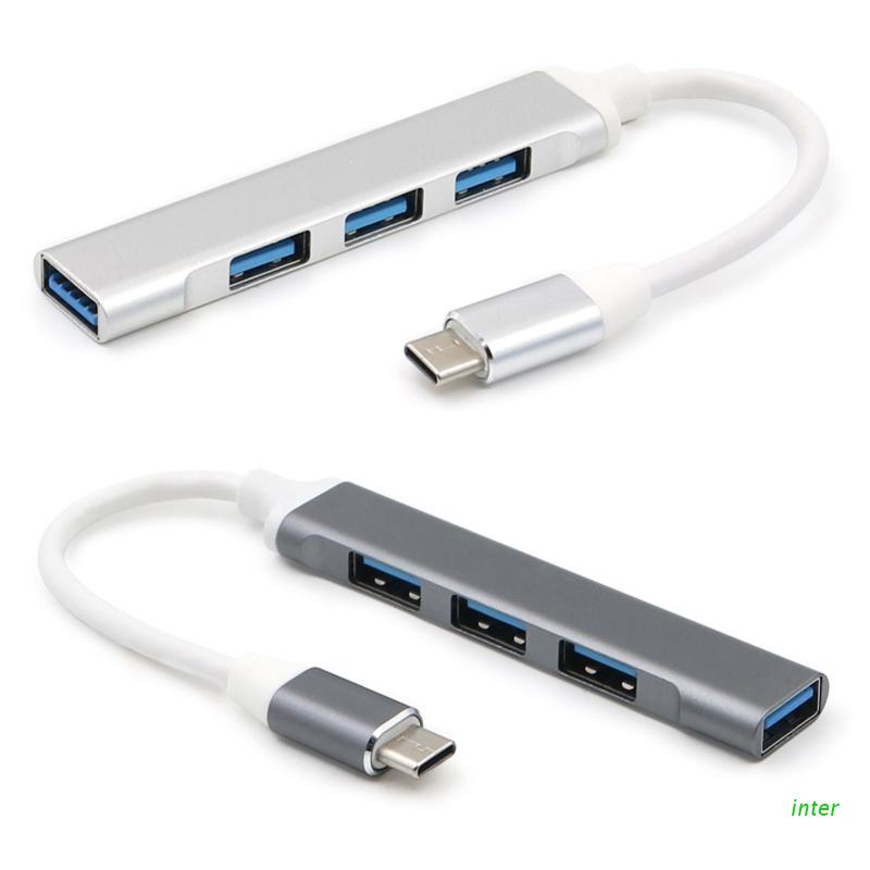 Hub chia 4 cổng Usb Type C sang 3 cổng Usb 2.0 + Usb 3.0
