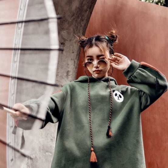 Áo Hoodie Nữ Form Rộng, Áo Nỉ Có Mũ Cute Hàng Quảng Châu Ulzzang Chất Nỉ Dày Mịn Dễ Thương | BigBuy360 - bigbuy360.vn