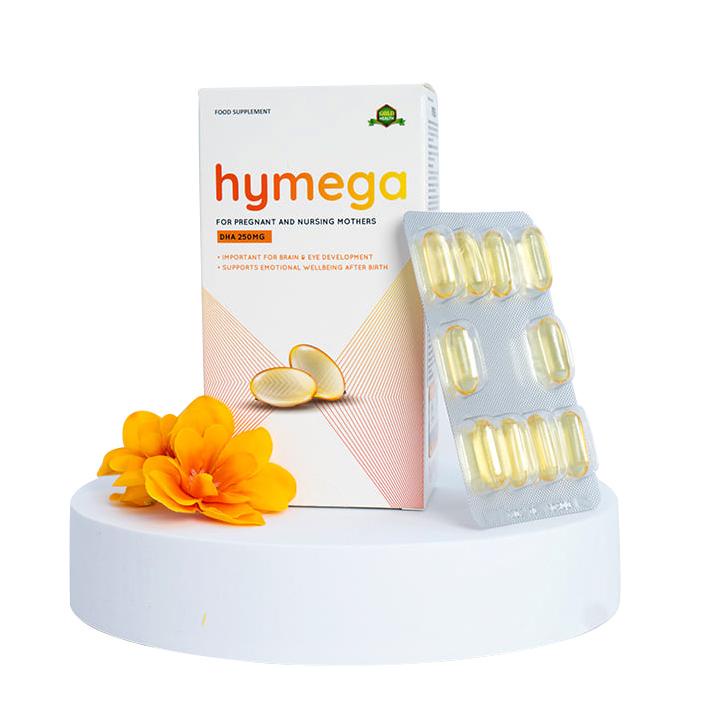 Viên uống bổ sung DHA cho phụ nữ mang thai Aplicaps Hymega hộp 30 viên - Viên DHA cho bà bầu