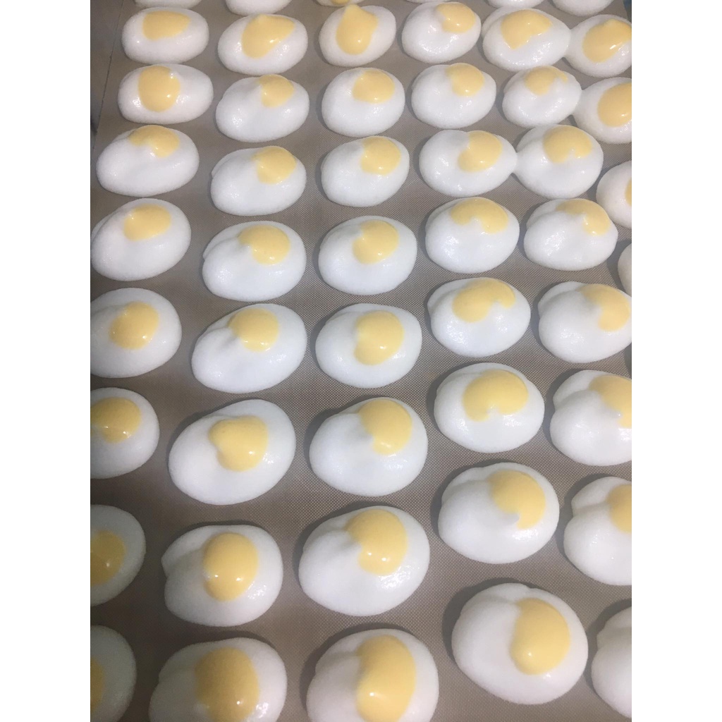 Bánh Ăn Dặm - Bánh Trứng Sữa Ốp La Trái Cây Cho Bé Từ 6 Tháng