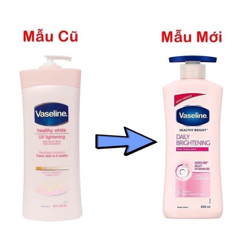 DƯỠNG THỂ VASELINE HỒNG 725ml (Mẫu Mới & Mẫu Cũ)