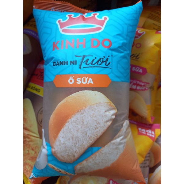 Bánh Mì Ổ Sữa Kinh Đô  Lốc 5 bánh 80gam