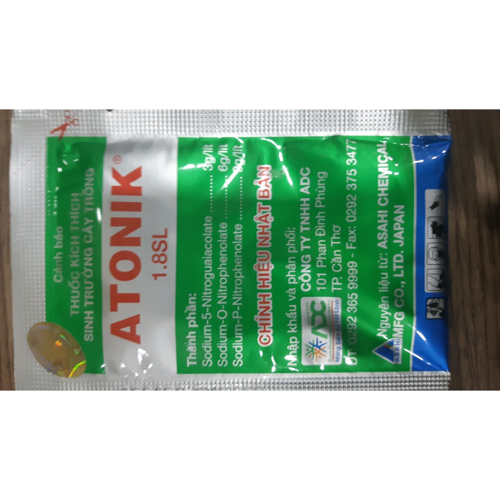 ATONILK KÍCH THÍCH SINH TRƯỞNG CÂY TRỒNG ATONIK 1.8 SL gói 10ml