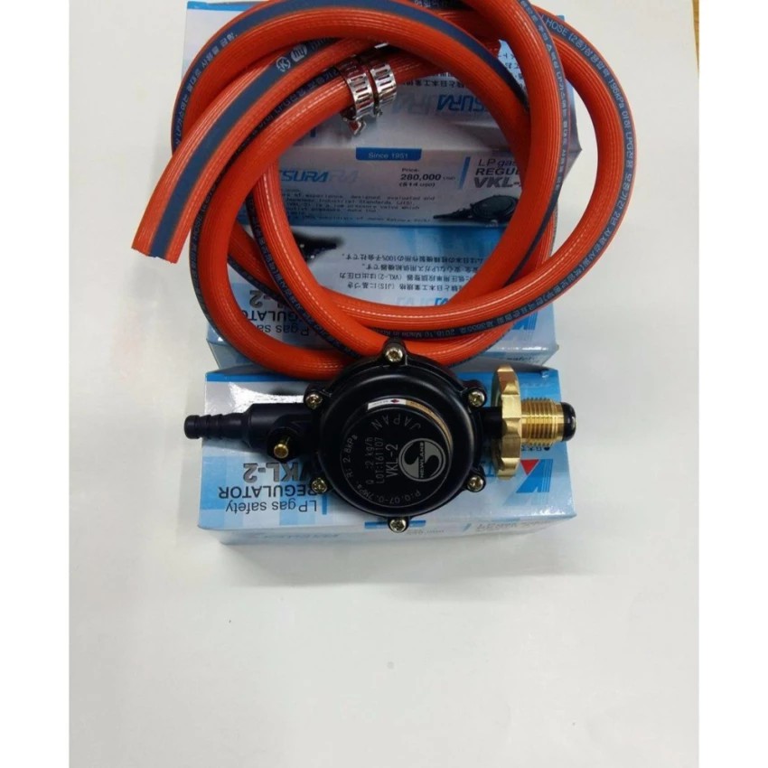 Combo Bộ Dây, Van gas Nhật Katsura VKL-2 và VKL-2A