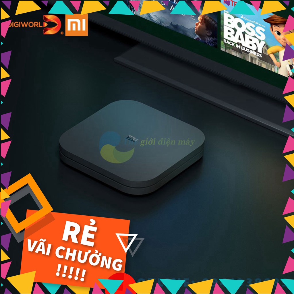 [SALE] [Bản quốc tế] Android Tivi Box Xiaomi Mibox S 4K (Android 8.1) - Bảo hành 6 tháng - Shop Thế giới điện máy .