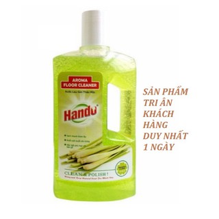 ( 1 LÍT ) Nước lau sàn HƯƠNG SẢ đuổi côn trùng GIA PHÚ