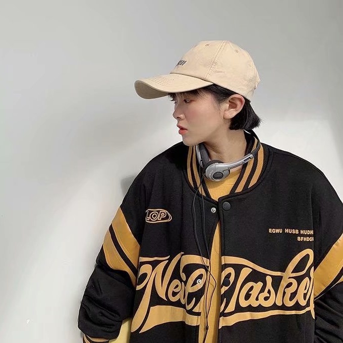 Áo khoác bóng chày phong cách Hàn Quốc size M-2XL cho nam và nữ