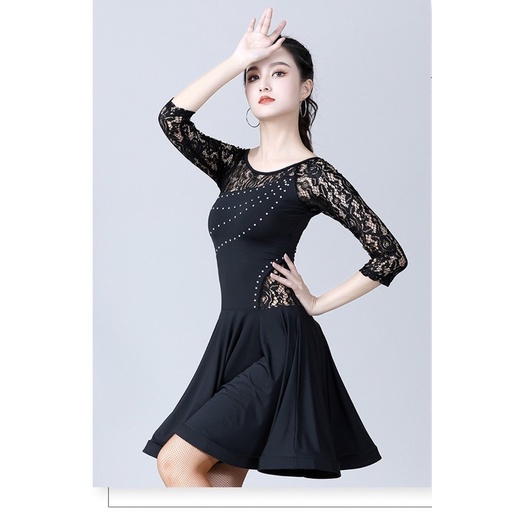 ĐẦM KHIÊU VŨ BƠ ĐẦM KHIÊU VŨ LATIN THUN CO GIÃN VL442N