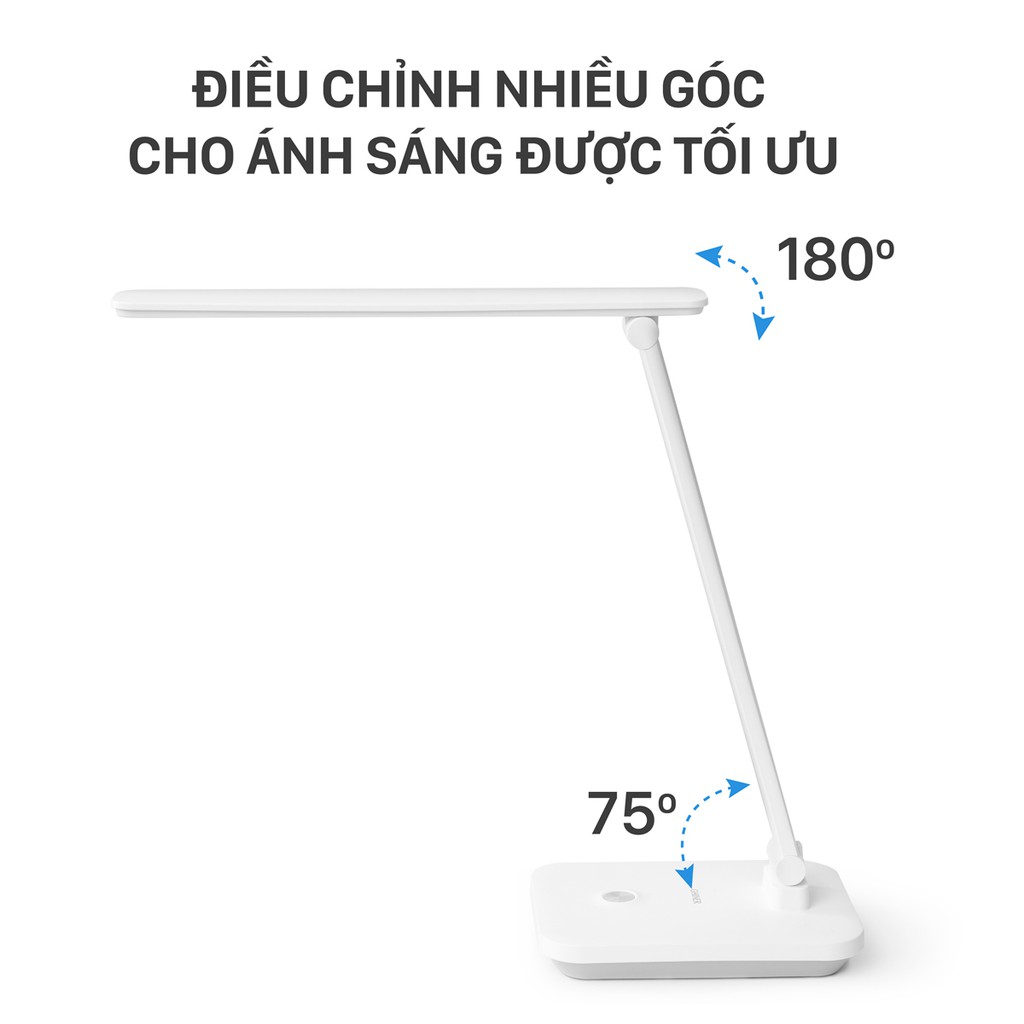 [Tiross- Việt Nam] Đèn Bàn Chống Cận Có Sạc Pin Lithium 4500mAh GHINER GN-1902