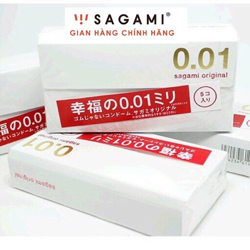 Bao cao su Sagami Original 0.01 nhập khẩu Nhật Bản - mỏng nhất thế giới-Che Tên khi giao hàng