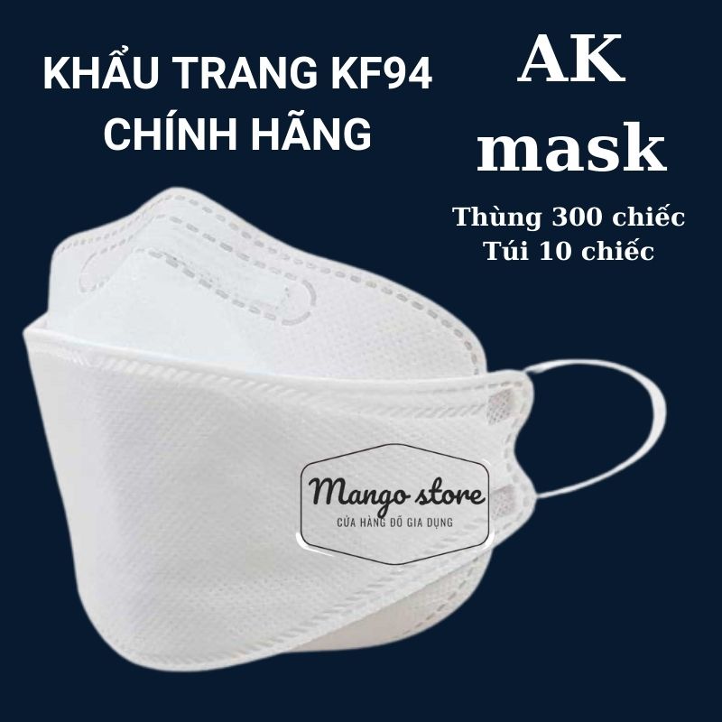 [chính hãng] khẩu trang kf94 túi 10 chiếc hàng cao cấp AK mask MANGO SHOP HÀ NỘI 01