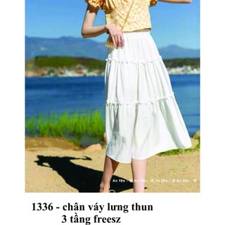 Rập giấy mã 1336- chân váy 3 tầng freesz