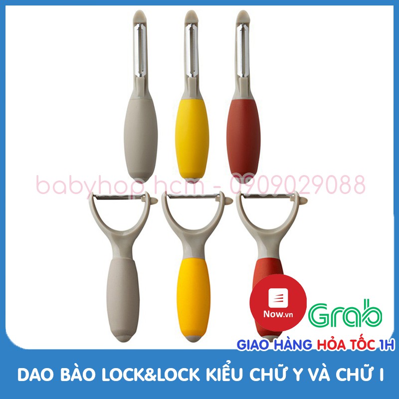 Dao bào inox kiểu chữ Y và I Lock&Lock LOL123 LOL124 dao mỏng nạo nhanh- TRUCANHSG