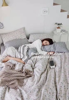 bộ chăn ga gối cotton 4 món