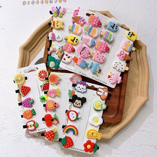 Set 10 kẹp tóc đáng yêu cho bé