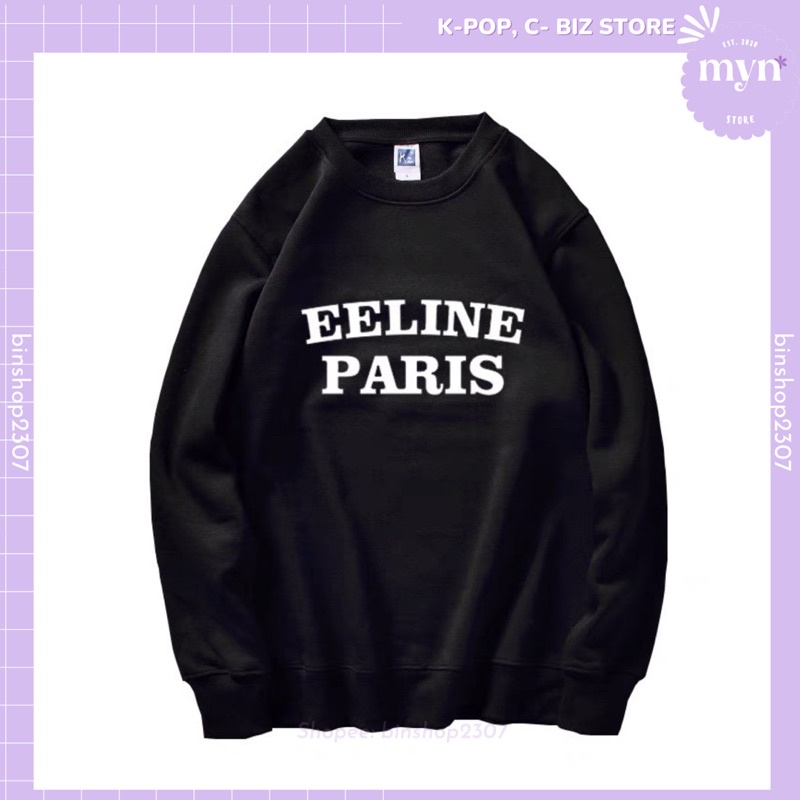 Áo Sweater Cổ Tròn Dài Tay Cheap Moment Lisa - BLACKPINK Chất Đẹp Đủ Sizee