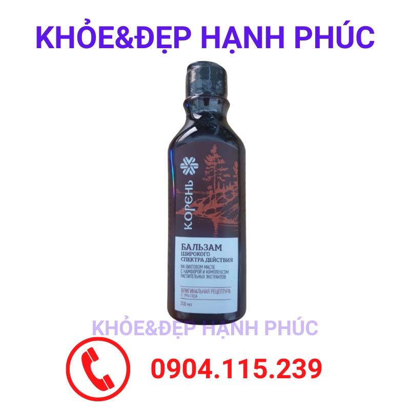 Dầu Siberian Balsam - Dầu thơm Siberian Pure Herbs Collection Extra Rich Massage Balsam – Thể tích 250ml/chai