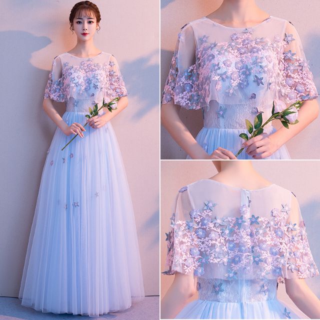 Đầm ren hoa dự tiệc - phù dâu thanh lịch RHTL230