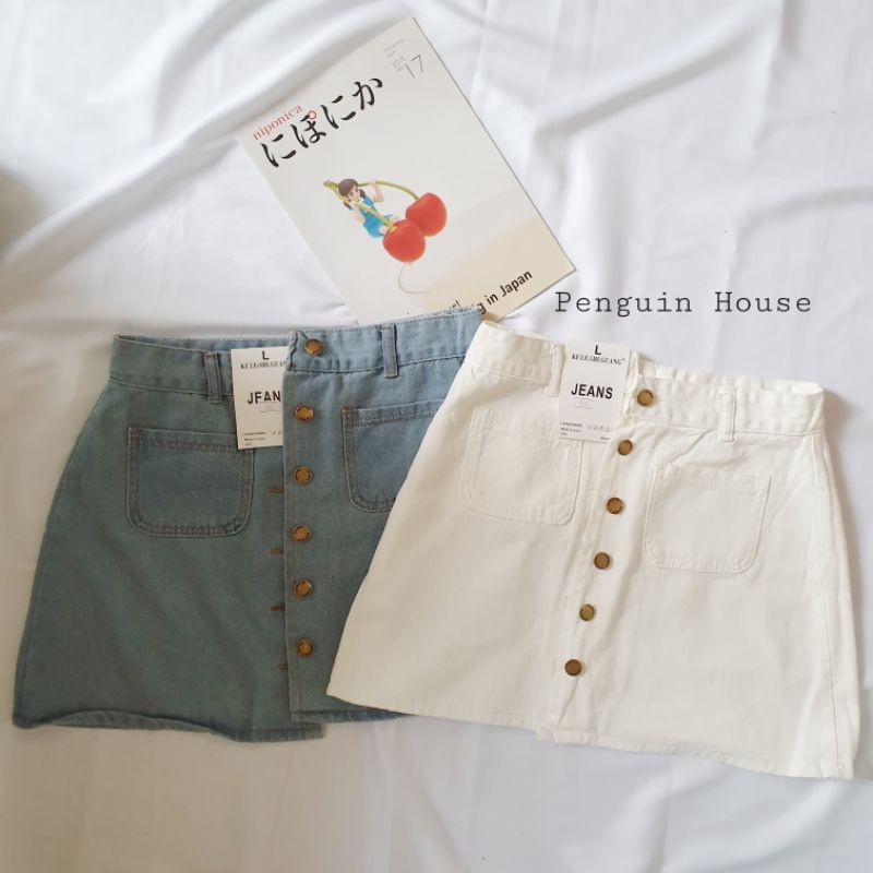 Chân Váy Jeans - Penguin House  (Tất cả hình shop tự chụp)