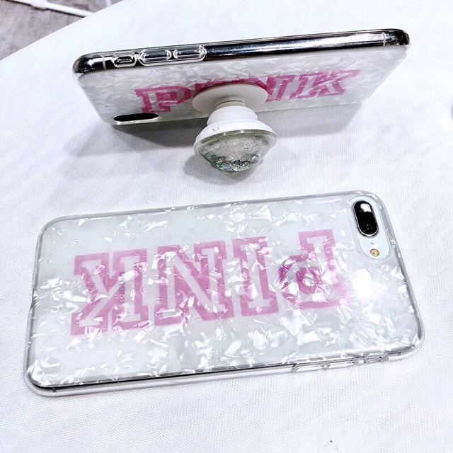 Giá đỡ điện thoại có kim tuyến lấp lánh bên trong xinh xắn