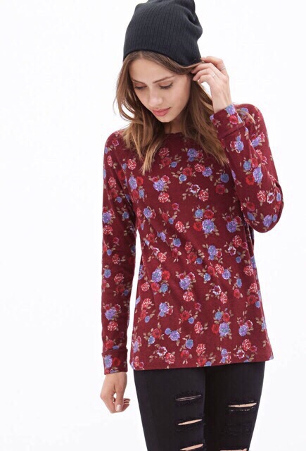 Áo bông dài tay nữ hiệu Forever21