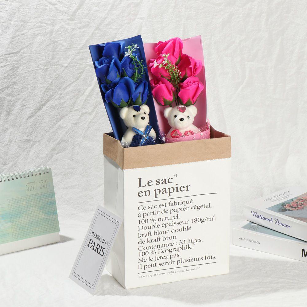 Xà Phòng Tắm Thơm Hình Gấu Hoạt Hình Lãng Mạn Trang Trí Nhà Cửa