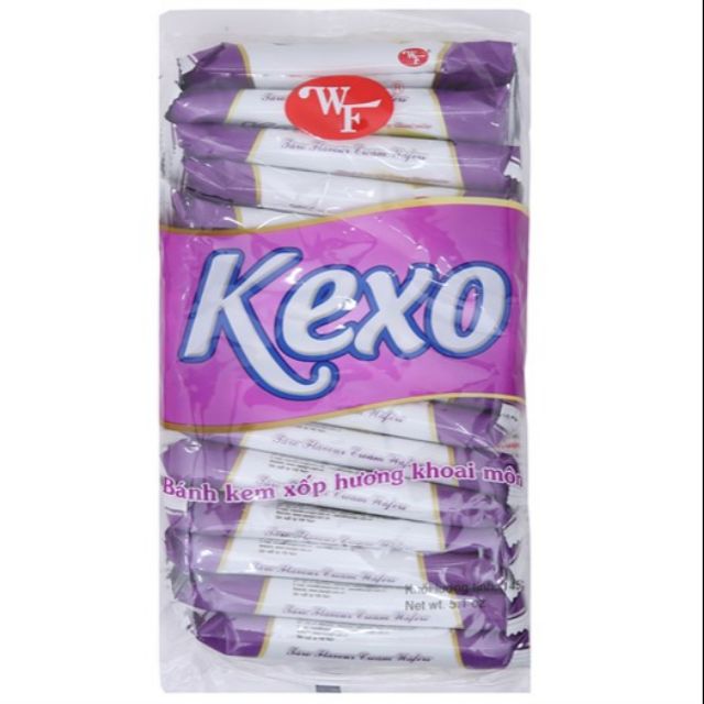 Bánh xốp Kexo kem khoai môn 145g