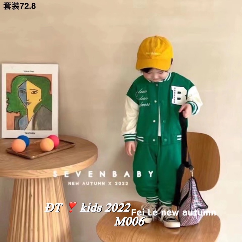 Set 3ct chữ B bé trai